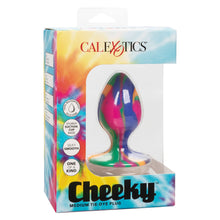 Load image into Gallery viewer, Cheeky Medium Tie Dye Butt Plug