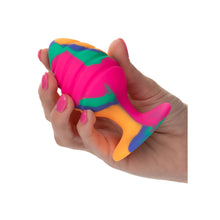 Load image into Gallery viewer, Cheeky Large Swirl Tie Dye Butt Plug