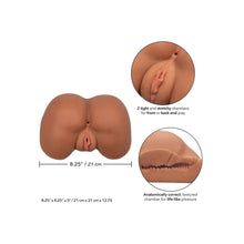 Load image into Gallery viewer, Stroke It Life Size Ass Flesh Brown