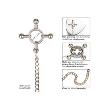 Load image into Gallery viewer, Nipple Grips 4 Point Nipple Press With Chain