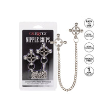 Load image into Gallery viewer, Nipple Grips 4 Point Nipple Press With Chain