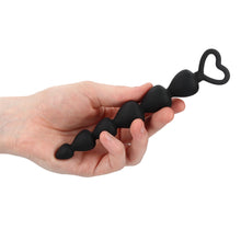 Load image into Gallery viewer, Black Silicone Anal Beads