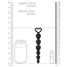 Load image into Gallery viewer, Black Silicone Anal Beads