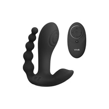 Load image into Gallery viewer, Vive Kata Double Penetrator Vibrator Black