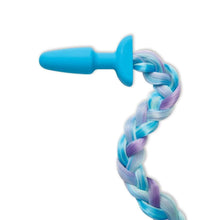 Load image into Gallery viewer, Furry Tales Silicone Unicorn Tail Butt Plug