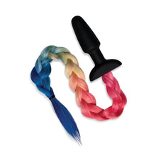 Load image into Gallery viewer, Furry Tales Rainbow Tail Butt Plug