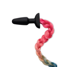 Load image into Gallery viewer, Furry Tales Rainbow Tail Butt Plug
