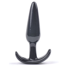 Load image into Gallery viewer, Small Tapered Black Anal Plug