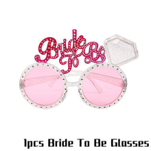 Load image into Gallery viewer, Rose Gold Team Bride To Be Balloons Bridal Crown Sash Badge Bachelorette Party Wedding Decoration Hen Party Accessories Supplies