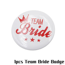 Load image into Gallery viewer, Rose Gold Team Bride To Be Balloons Bridal Crown Sash Badge Bachelorette Party Wedding Decoration Hen Party Accessories Supplies