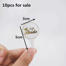 Load image into Gallery viewer, 10pcs Team Bride Paper Cups Wedding Decoration Party Bride To Be Hen Night Bachelorette Bridal Shower Party Decoration Favor-S