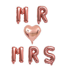 Load image into Gallery viewer, 16inch Rose Gold Bride Ballons To Be Foil Letter Balloons Wedding Bachelorette Party Decorations Hen Party Accessories Supplies