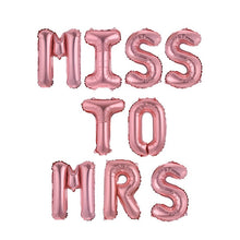 Load image into Gallery viewer, 16inch Rose Gold Bride Ballons To Be Foil Letter Balloons Wedding Bachelorette Party Decorations Hen Party Accessories Supplies