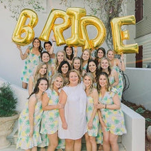 Load image into Gallery viewer, 16inch Rose Gold Bride Ballons To Be Foil Letter Balloons Wedding Bachelorette Party Decorations Hen Party Accessories Supplies