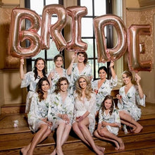 Load image into Gallery viewer, 16inch Rose Gold Bride Ballons To Be Foil Letter Balloons Wedding Bachelorette Party Decorations Hen Party Accessories Supplies