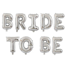 Load image into Gallery viewer, 16inch Rose Gold Bride Ballons To Be Foil Letter Balloons Wedding Bachelorette Party Decorations Hen Party Accessories Supplies