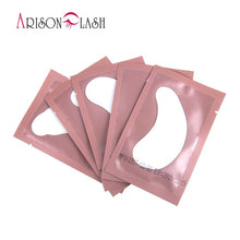 Load image into Gallery viewer, 50/100 Pairs/Lot Patches for Eyelash Extension Under Eye Pads Paper Patches Pink Lint free Stickers for False Eyelashes