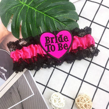 Load image into Gallery viewer, Wedding decoration Bride To Be Bachelorette Party Supplies team Bride Photo Props Set Sash Balloon Veil Hen Party Bridal Shower