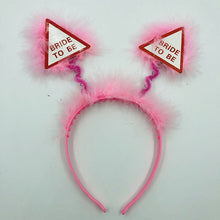 Load image into Gallery viewer, Wedding decoration Bride To Be Bachelorette Party Supplies team Bride Photo Props Set Sash Balloon Veil Hen Party Bridal Shower