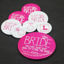 Load image into Gallery viewer, Wedding decoration Bride To Be Bachelorette Party Supplies team Bride Photo Props Set Sash Balloon Veil Hen Party Bridal Shower