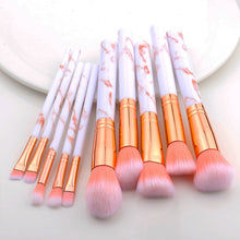 Load image into Gallery viewer, FLD 10/5Pcs Makeup Brushes Set Cosmetic Powder Eye Shadow Foundation Blush Blending Beauty Make Up of Brochas Maquillaje KIT