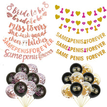 Load image into Gallery viewer, Bachelorette Party Decor Paper Banner Garland Bachelor Hen Party Balloon Bride To Be Bridal Shower Wedding Decoration Supplies