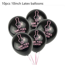 Load image into Gallery viewer, Bachelorette Party Decor Paper Banner Garland Bachelor Hen Party Balloon Bride To Be Bridal Shower Wedding Decoration Supplies