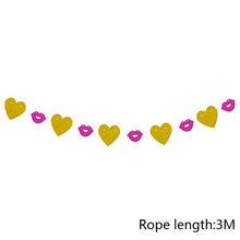 Load image into Gallery viewer, Bachelorette Party Decor Paper Banner Garland Bachelor Hen Party Balloon Bride To Be Bridal Shower Wedding Decoration Supplies