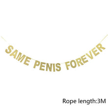 Load image into Gallery viewer, Bachelorette Party Decor Paper Banner Garland Bachelor Hen Party Balloon Bride To Be Bridal Shower Wedding Decoration Supplies