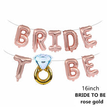 Load image into Gallery viewer, Bachelorette Party Decor Paper Banner Garland Bachelor Hen Party Balloon Bride To Be Bridal Shower Wedding Decoration Supplies