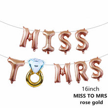 Load image into Gallery viewer, Bachelorette Party Decor Paper Banner Garland Bachelor Hen Party Balloon Bride To Be Bridal Shower Wedding Decoration Supplies