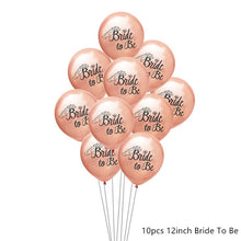 Load image into Gallery viewer, Bachelorette Party Decor Paper Banner Garland Bachelor Hen Party Balloon Bride To Be Bridal Shower Wedding Decoration Supplies