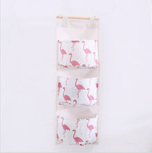 Load image into Gallery viewer, 7 / 3 Pockets Wall Hanging Storage Bags Cotton Linen Door Organizer Waterproof Bedroom Closet Toy Key Home Office Container