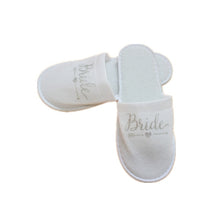 Load image into Gallery viewer, 1 pair bride shower bride wedding decoration bridesmaid hen party spa soft slippers ladies bachelorette party supplies gifts-C