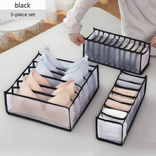 Load image into Gallery viewer, Bra Storage Boxes Underwear Clothes Organizer Drawer Nylon Divider Closet Organizer For Folding Ties Socks Shorts Organizer