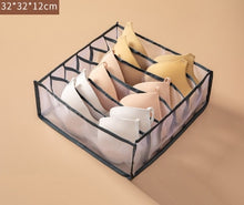 Load image into Gallery viewer, Bra Storage Boxes Underwear Clothes Organizer Drawer Nylon Divider Closet Organizer For Folding Ties Socks Shorts Organizer