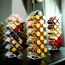 Load image into Gallery viewer, 26 Grids Transparent Lipstick Storage Box Acrylic Makeup Organizer Cosmetic Shelf Desktop Dressing Table Bathroom Use