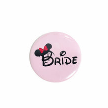 Load image into Gallery viewer, Bride To Be Golden Black Diamond Badge Hen Party Bridesmaid Decoration Bachelor Party Team Bride Badge Wedding Supplies TW01