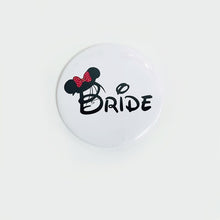 Load image into Gallery viewer, Bride To Be Golden Black Diamond Badge Hen Party Bridesmaid Decoration Bachelor Party Team Bride Badge Wedding Supplies TW01