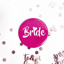Load image into Gallery viewer, Bride To Be Golden Black Diamond Badge Hen Party Bridesmaid Decoration Bachelor Party Team Bride Badge Wedding Supplies TW01
