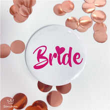 Load image into Gallery viewer, Bride To Be Golden Black Diamond Badge Hen Party Bridesmaid Decoration Bachelor Party Team Bride Badge Wedding Supplies TW01