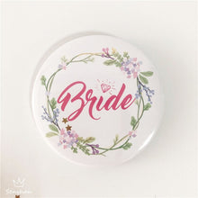 Load image into Gallery viewer, Bride To Be Golden Black Diamond Badge Hen Party Bridesmaid Decoration Bachelor Party Team Bride Badge Wedding Supplies TW01
