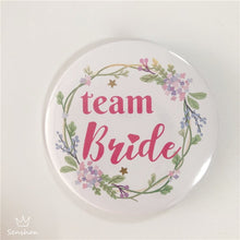 Load image into Gallery viewer, Bride To Be Golden Black Diamond Badge Hen Party Bridesmaid Decoration Bachelor Party Team Bride Badge Wedding Supplies TW01