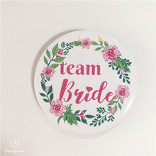 Load image into Gallery viewer, Bride To Be Golden Black Diamond Badge Hen Party Bridesmaid Decoration Bachelor Party Team Bride Badge Wedding Supplies TW01