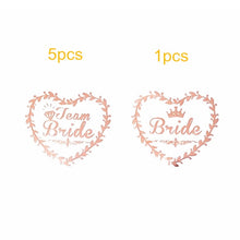 Load image into Gallery viewer, Combined Sale Team Bride Bachelorette Party Bracelet Bride To Be Decoration Mariage Accessories Hen Night Wedding Supplies Decor