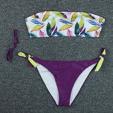 Load image into Gallery viewer, FLORAL-LEAF BIKINI