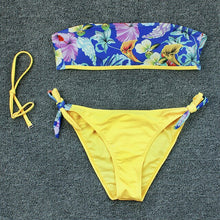 Load image into Gallery viewer, FLORAL-LEAF BIKINI