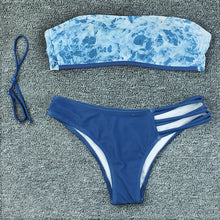 Load image into Gallery viewer, FLORAL-LEAF BIKINI