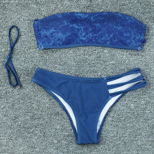 Load image into Gallery viewer, FLORAL-LEAF BIKINI