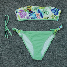 Load image into Gallery viewer, FLORAL-LEAF BIKINI